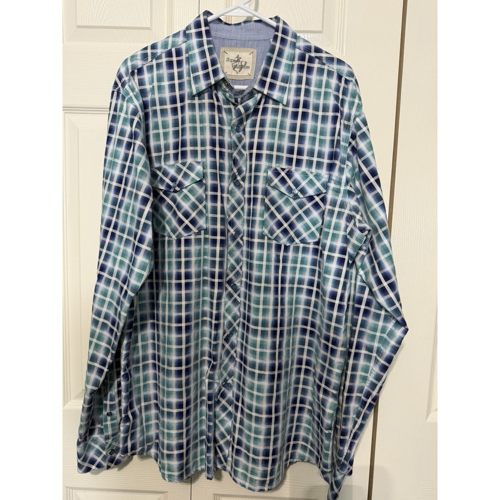 Age of Wisdom Men's Long Sleeve Shirt Size XL‎
